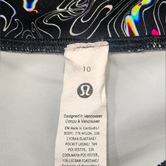 Lululemon RARE Wunder Train Crop Leggings, Size 10 - Picture 5 of 7